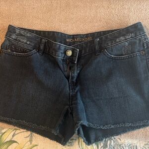Michael Kors Women's Deep Indigo Jean Shorts